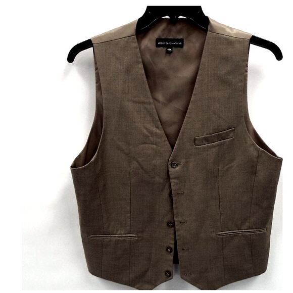 Alberto Cardinali Tan/Beige Jacket and Vest Oversize Look 42L - Picture 5 of 13